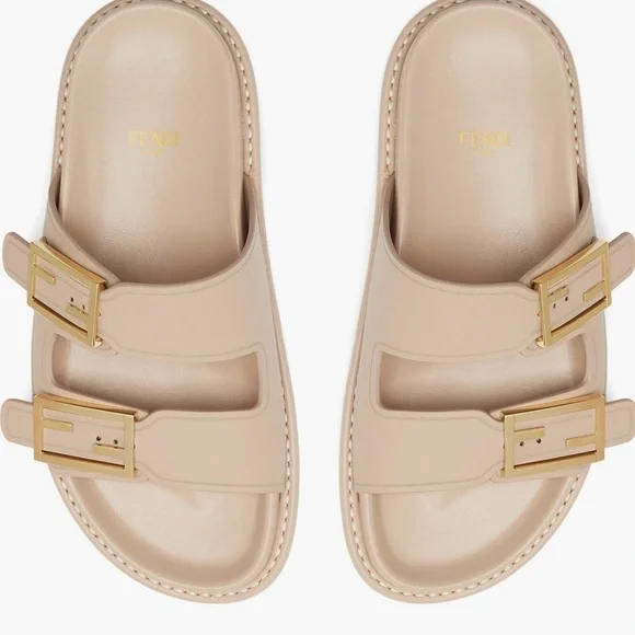 Fendi F Buckle Sandals - Picture 2 of 9